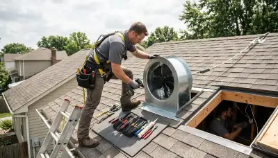 Attic fan installation and repair service in Lakeland, FL by On Call Electrical