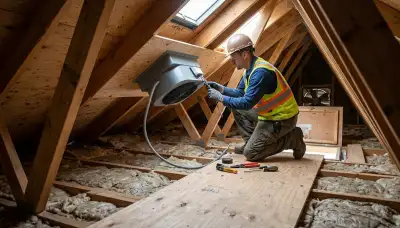 Attic fan installation and repair by On Call Electrical in Lakeland, FL