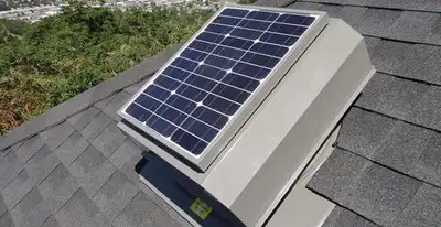 attic fan installation services with energy-efficient roof-mounted ventilation system in Lakeland, FL