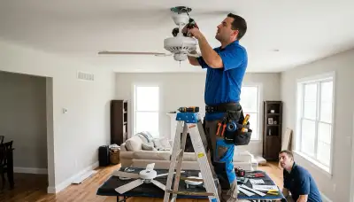 Ceiling fan installation service for Lakeland, FL homes by On Call Electrical