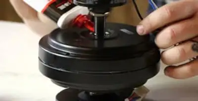 Ceiling fan motor repair and internal component adjustment in Lakeland, FL