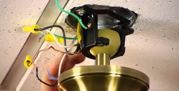 Ceiling fan wiring repair and electrical connection service in Lakeland, FL