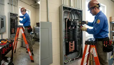 Electrical panel upgrade service for a Lakeland, FL home by On Call Electrical