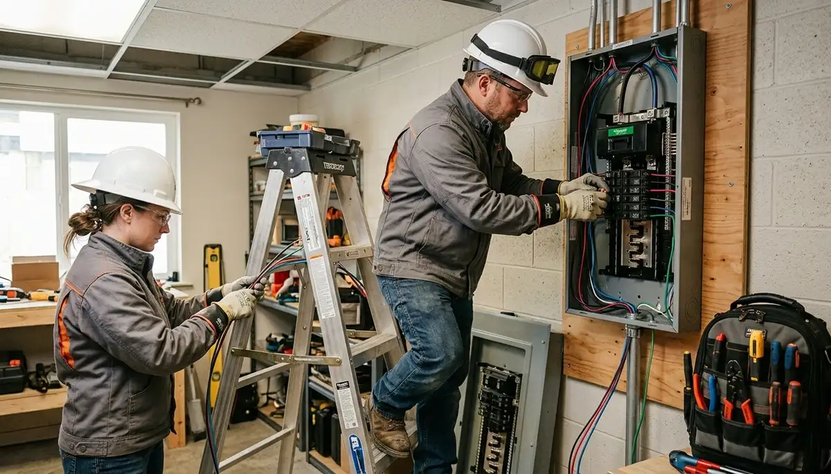 Electrical panel upgrade service for a Lakeland, FL home by On Call Electrical