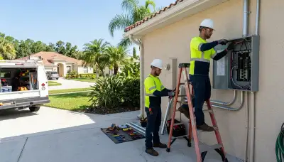 Professional electrician providing residential electrical services in Lakeland, FL