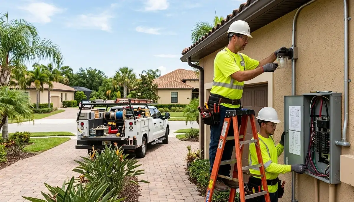 Electrician services in Lakeland, FL for residential and commercial electrical needs