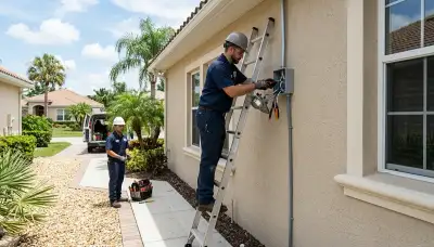 Professional electrician providing electrical services in Lakeland, Florida