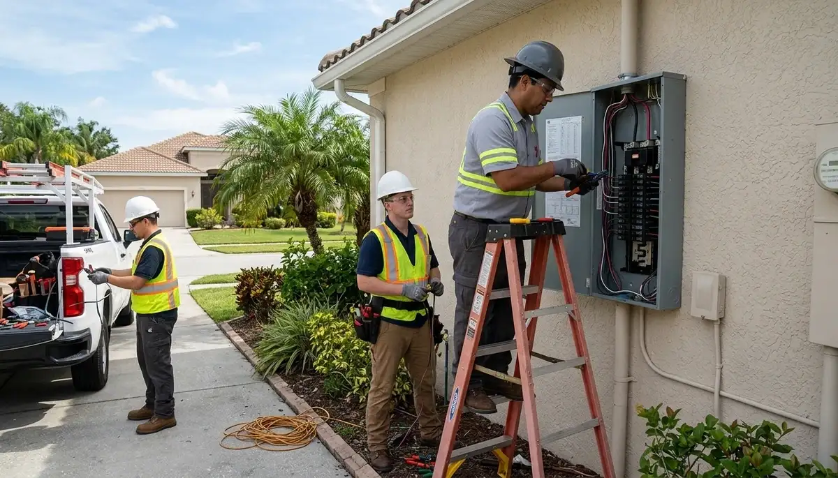 Local electrician providing electrical services in Lakeland, FL
