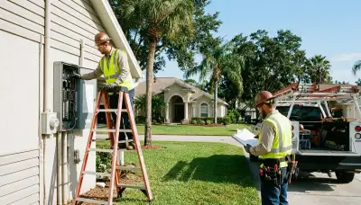 Electrician providing professional electrical services in Lakeland, FL