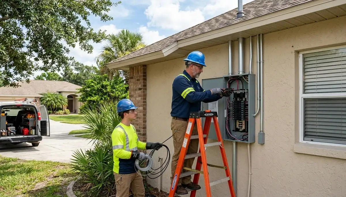 Lakeland, FL electrician providing professional electrical services