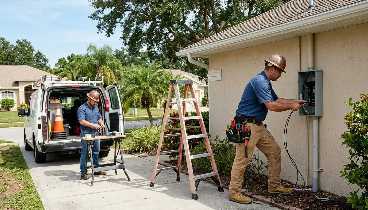 Electrician services in Lakeland, FL for residential and commercial electrical needs