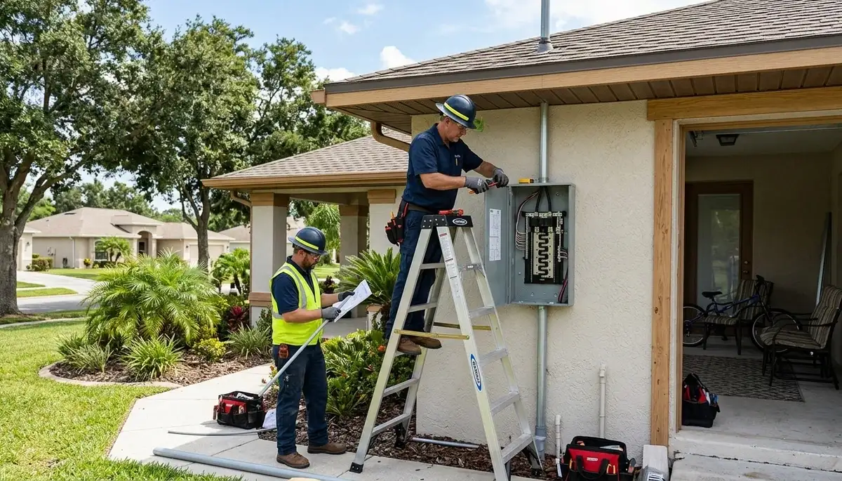 Electrician services in Lakeland, FL by a professional electrical contractor