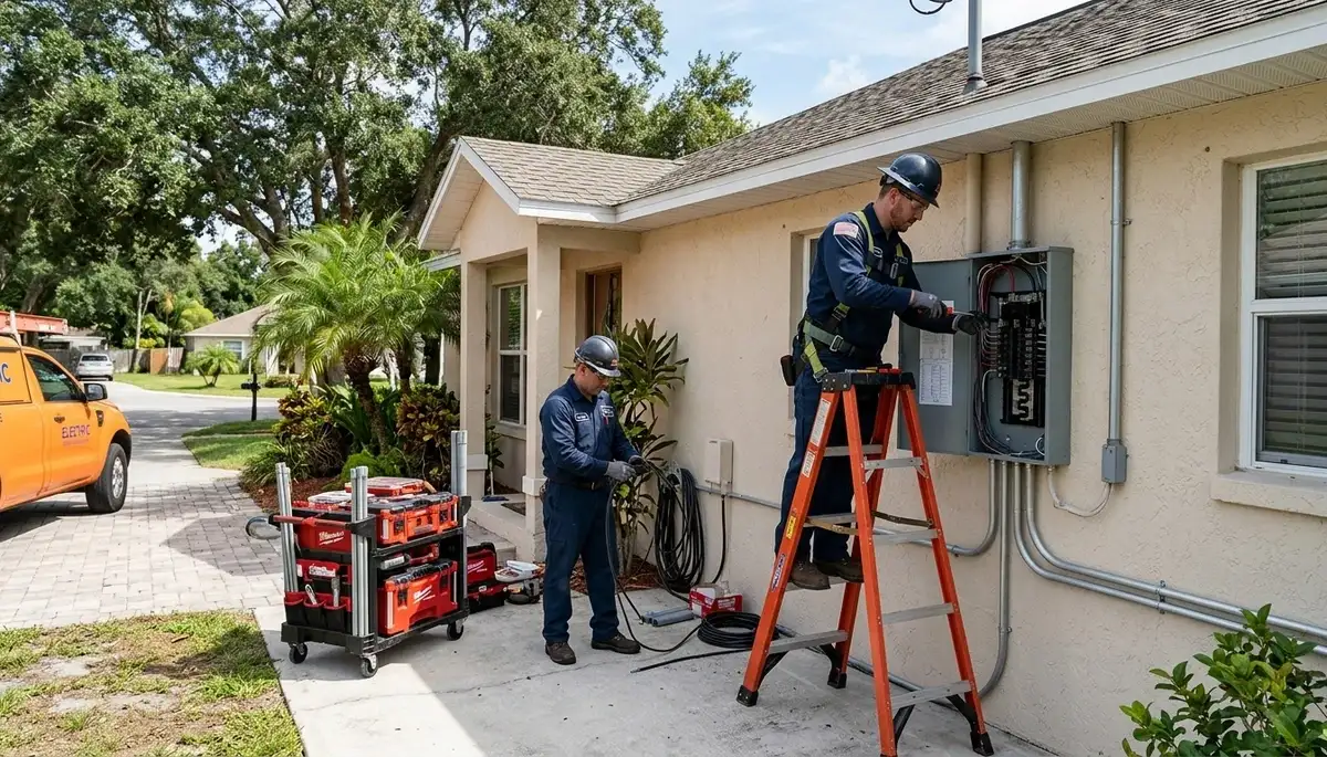 Electrician services in Lakeland, FL for residential and commercial electrical needs