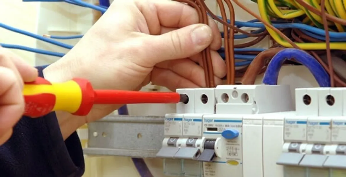 electrician services performing professional electrical panel wiring and connections in Lakeland, FL