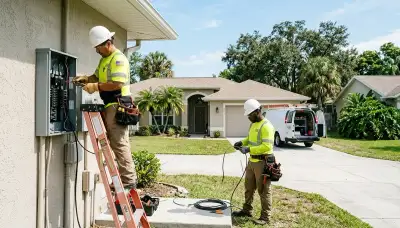 Electrician serving Lakeland, FL with professional residential electrical services