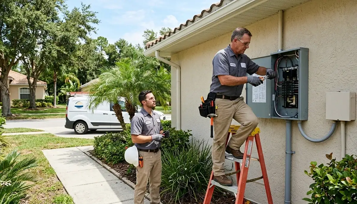 Lakeland, FL electrician providing professional electrical services