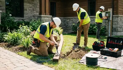 Landscape lighting installation and outdoor electrical service for a Lakeland, FL home
