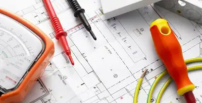 licensed electrician planning and testing electrical systems using professional tools in Lakeland, FL