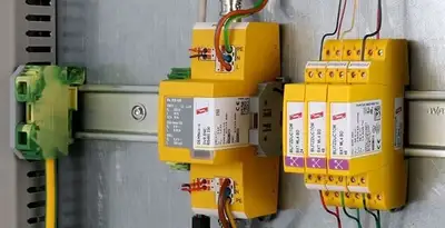 lightning surge protection system with surge suppressors installed by electrical service professionals in Lakeland, FL