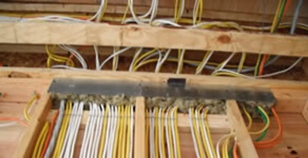 new construction wiring services with organized electrical rough-in performed by licensed electricians in Lakeland, FL