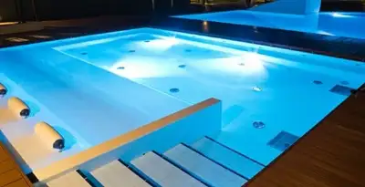 pool light installation and repair services providing modern illuminated pool lighting in Lakeland, FL