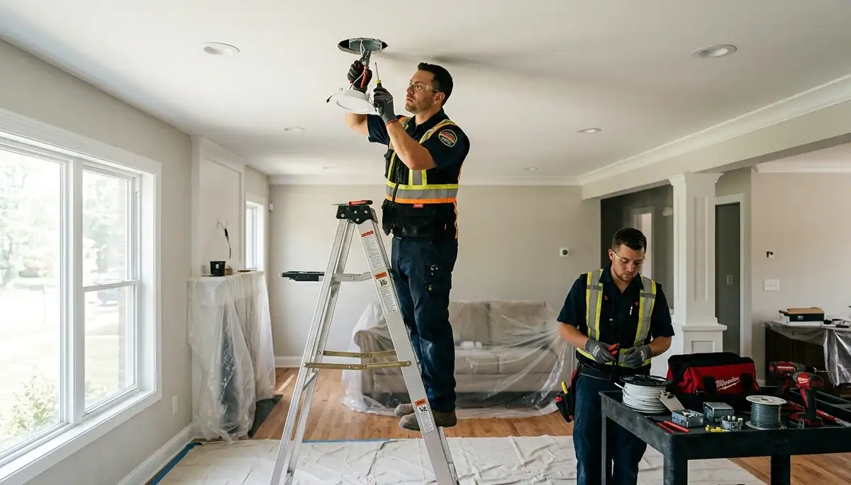 Recessed lighting installation for Lakeland, FL homes by On Call Electrical