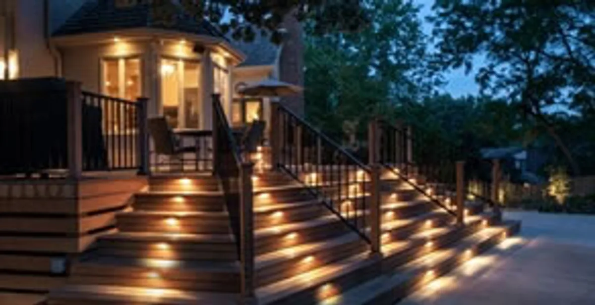 Residential electrician installing outdoor lighting for home safety in Lakeland, FL