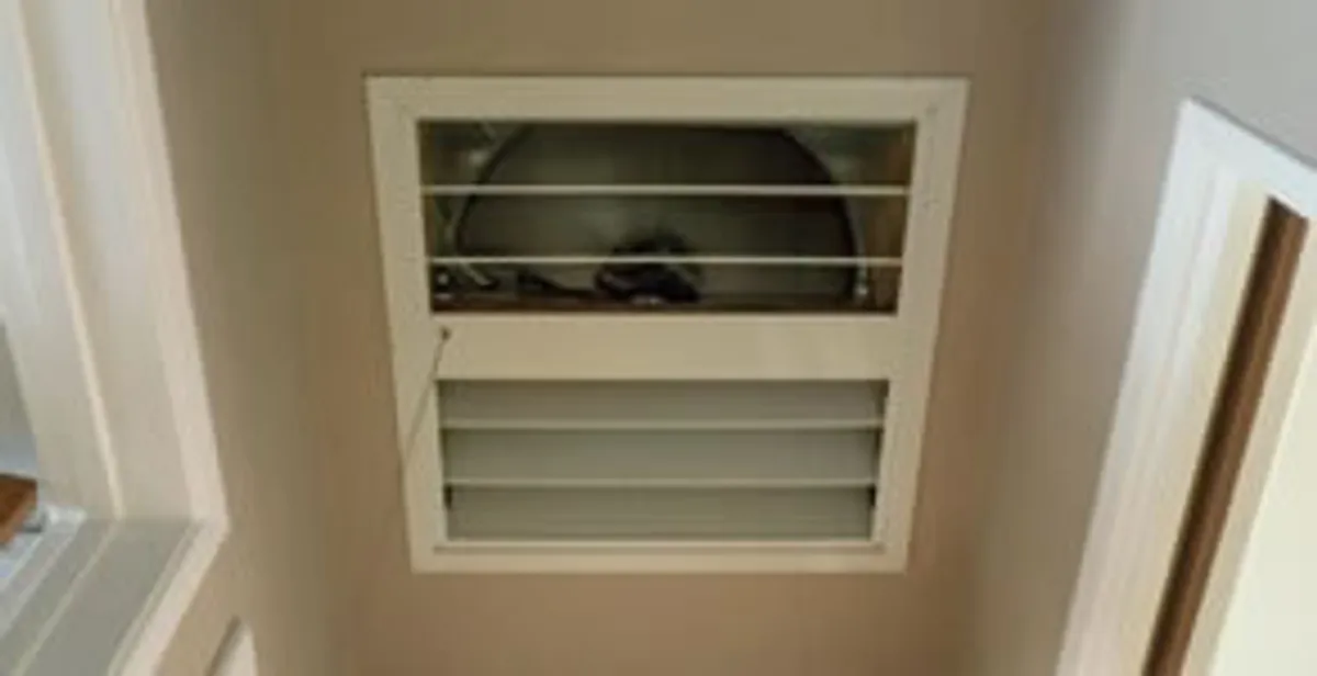 whole house fan installation services with ceiling-mounted ventilation system in Lakeland, FL